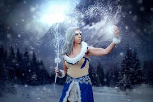 Cincinnati Makeup Artist Jodi Byrne Character Ice Queen III